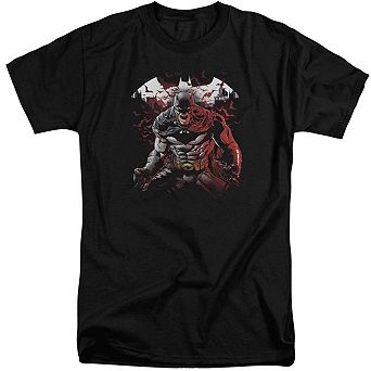 Batman Raging Bat Short Sleeve Adult Tall T-shirt