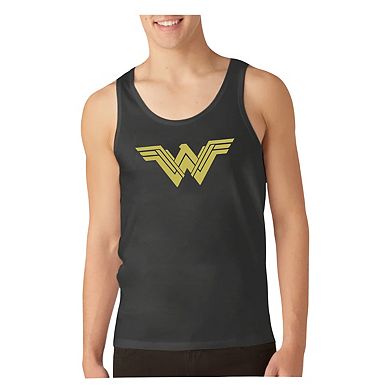 Batman V Superman Clean Line Logo Adult Tank Top
