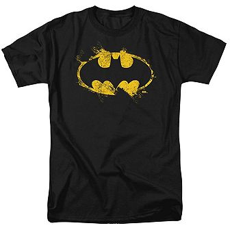 Batman Paint Roller Logo Short Sleeve Adult T-shirt