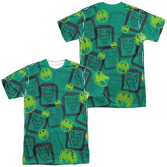 Batman Rivalry Short Sleeve Adult Poly Crew T-shirt