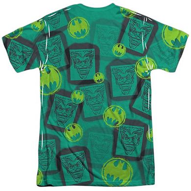 Batman Rivalry Short Sleeve Adult Poly Crew T-shirt
