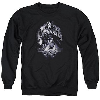 Batman V Superman Rainy Night Adult Crewneck Sweatshirt