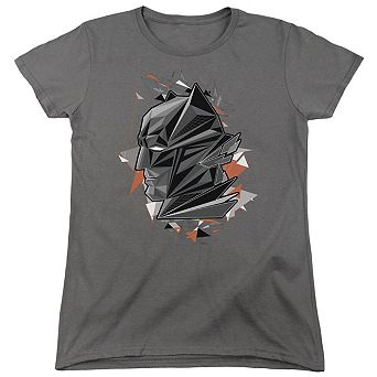 Batman V Superman Bat Head Tech Short Sleeve Womens T-shirt