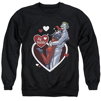 Batman My Puddin Adult Crewneck Sweatshirt