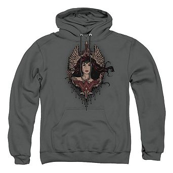 Batman V Superman Winged Goddess Adult Pull Over Hoodie