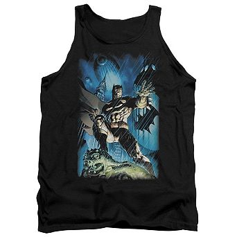 Batman Stormy Dark Knight Adult Tank Top