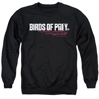Birds Of Prey Horizontal Logo Adult Crewneck Sweatshirt