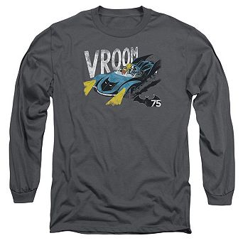 Batman Vroom Long Sleeve Adult T-shirt