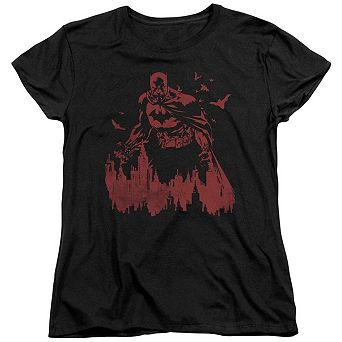 Batman Red Knight Short Sleeve Womens T-shirt