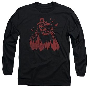 Batman Red Knight Long Sleeve Adult T-shirt