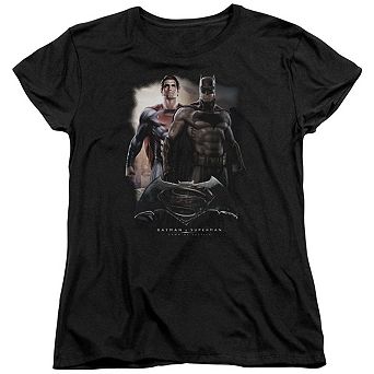 Batman V Superman Dawn Short Sleeve Womens T-shirt