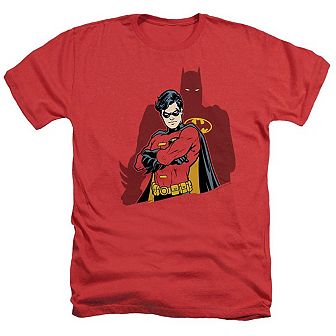 Batman Wingman Adult Heather T-shirt