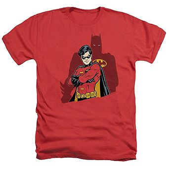 Batman Wingman Adult Heather T-shirt