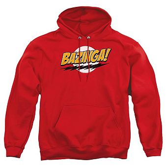 Big Bang Theory Bazinga Adult Pull Over Hoodie