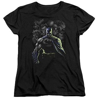 Batman Villains Unleashed Short Sleeve Womens T-shirt