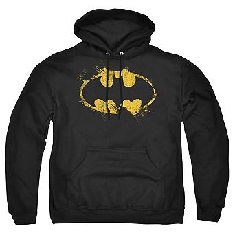 Batman Paint Roller Logo Adult Pull Over Hoodie