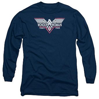 Batman V Superman Thunder Logo Long Sleeve Adult T-shirt