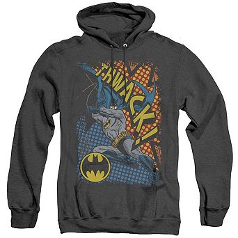 Batman Thwack Adult Heather Hoodie