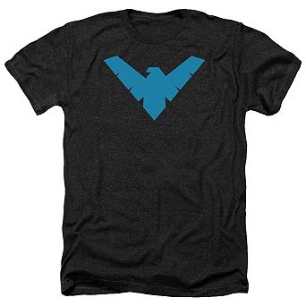 Batman Nightwing Symbol Adult Heather T-shirt