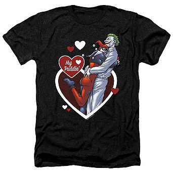 Batman My Puddin Adult Heather T-shirt