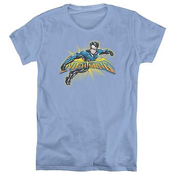 Batman Nightwing Burst Short Sleeve Womens T-shirt