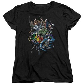 Batman Saints And Psychos Short Sleeve Womens T-shirt