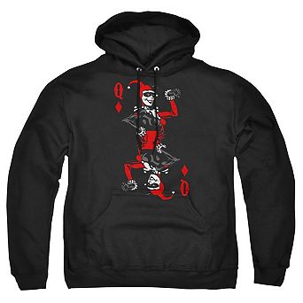 Batman Quinn Of Diamonds Adult Pull Over Hoodie