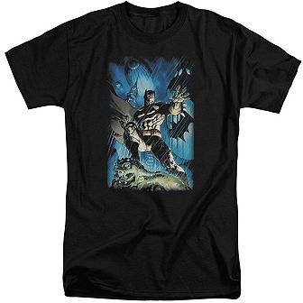 Batman Stormy Dark Knight Short Sleeve Adult Tall T-shirt