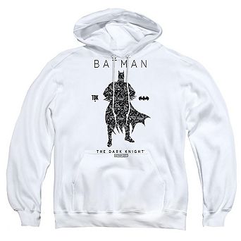 Batman Paislety Silhouette Adult Pull Over Hoodie