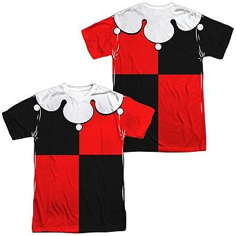 Batman Quinn Costume Short Sleeve Adult Poly Crew T-shirt