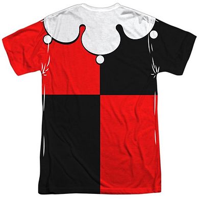 Batman Quinn Costume Short Sleeve Adult Poly Crew T-shirt