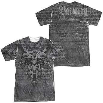 Batman Ride Free Short Sleeve Adult Poly Crew T-shirt