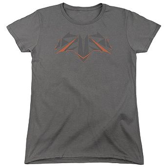 Batman V Superman Tech Bat Logo Short Sleeve Womens T-shirt