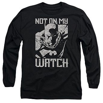 Batman Watch Long Sleeve Adult T-shirt