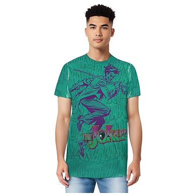 Batman Merriment Short Sleeve Adult 100% Poly Crew T-shirt