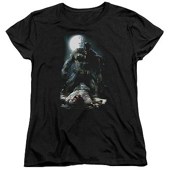 Batman Mudhole Short Sleeve Womens T-shirt