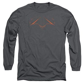 Batman V Superman Tech Bat Logo Long Sleeve Adult T-shirt