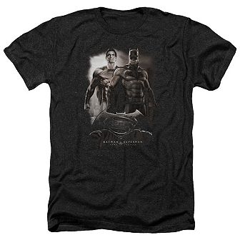 Batman V Superman Dawn Adult Heather T-shirt