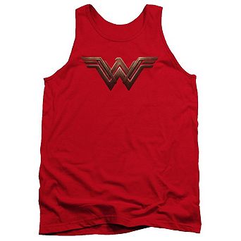 Batman V Superman Wonder Woman Shield Adult Tank Top