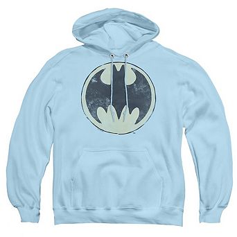 Batman Old Time Logo Adult Pull Over Hoodie