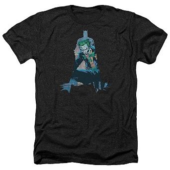 Batman Scene Inside Adult Heather T-shirt
