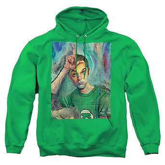 Big Bang Theory Sheldon Painting Adult Pull Over Hoodie