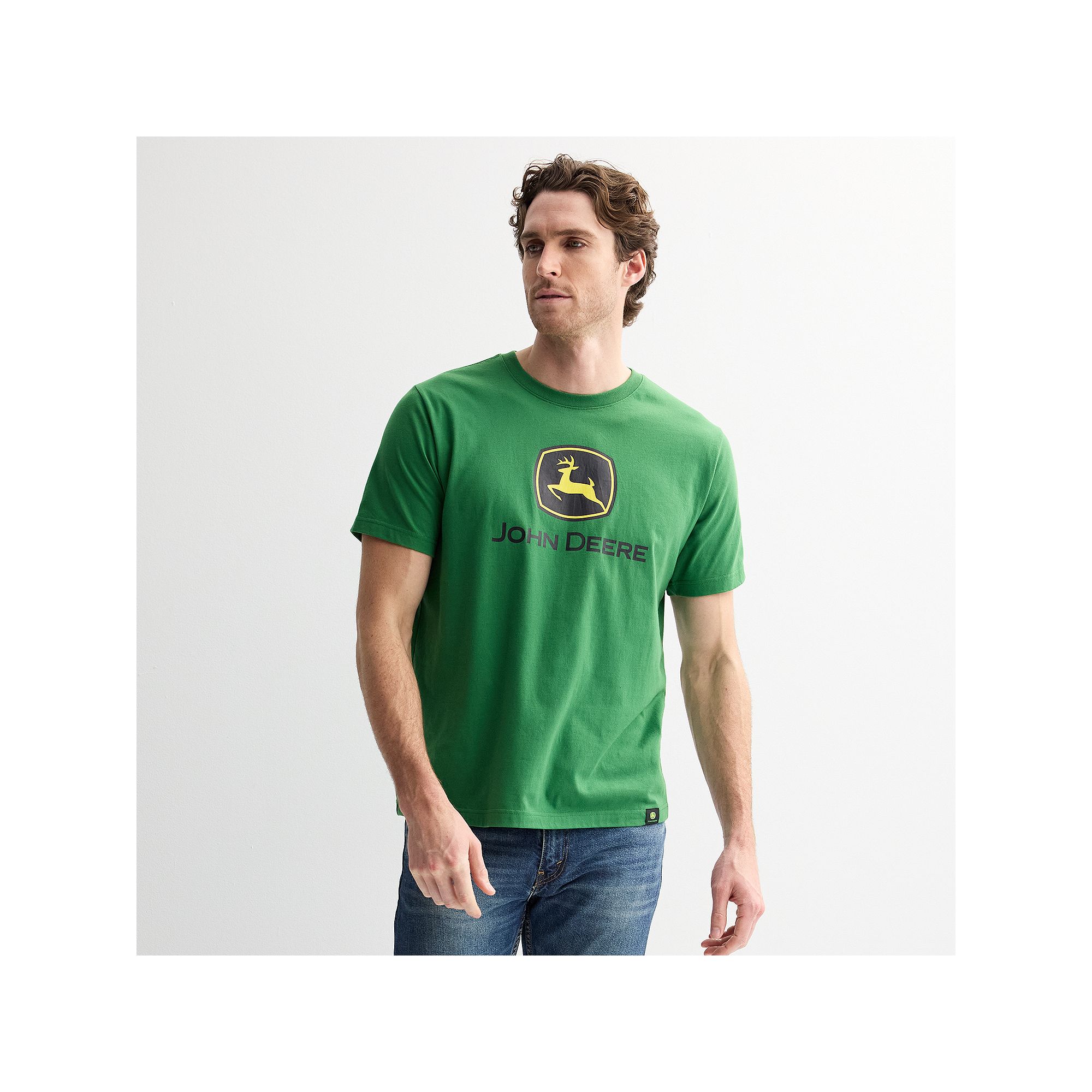 Mens John Deere Graphic Tee, Size: Small, Green