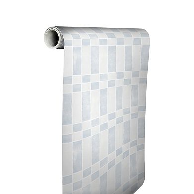 WallPops Alix Grey Peel and Stick Wallpaper