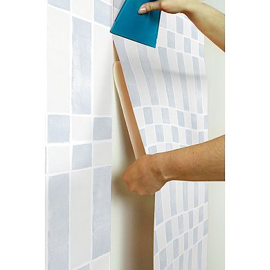 WallPops Alix Grey Peel and Stick Wallpaper