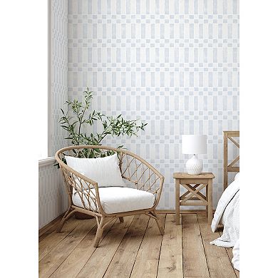 WallPops Alix Grey Peel and Stick Wallpaper