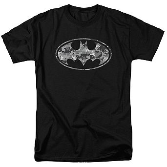 Batman Urban Camo Shield Short Sleeve Adult T-shirt