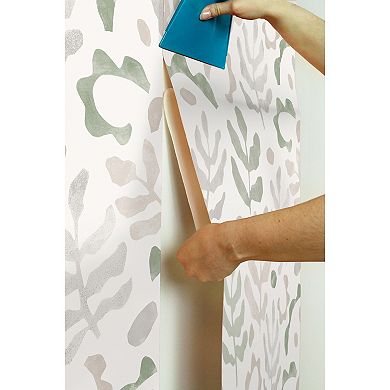 WallPops Mira Berry Peel and Stick Wallpaper