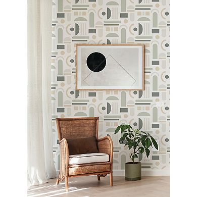 WallPops Wiles Terracotta Peel and Stick Wallpaper