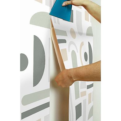 WallPops Wiles Terracotta Peel and Stick Wallpaper